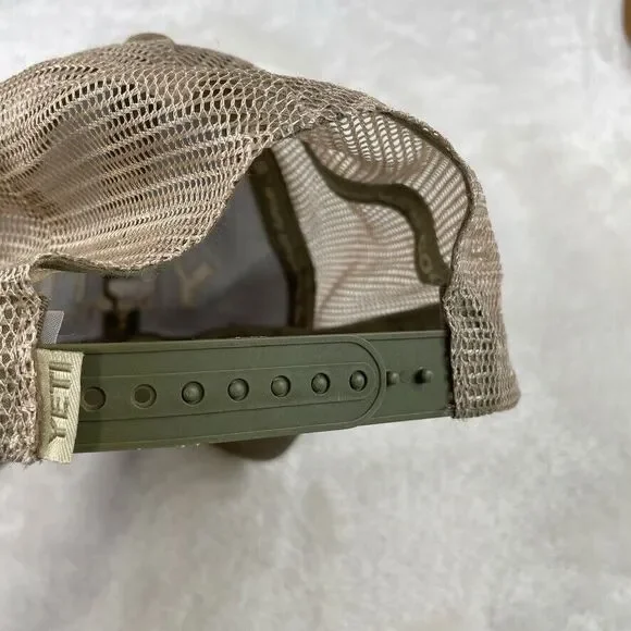 Yeti Coolers Hat Adult Adjustable Snapback Beige Distressed Hiking Camping * - Picture 4 of 7